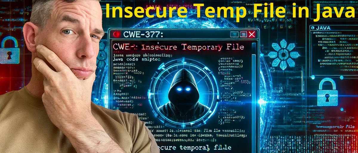 CWE-377 - Insecure Temporary File in Java