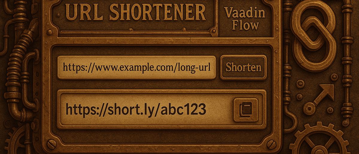 Part III - WebUI with Vaadin Flow for the URL Shortener